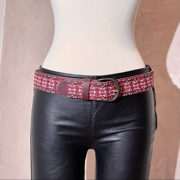 Lucky Brand Accessories - Lucky Brand Leather Embroidery belt
